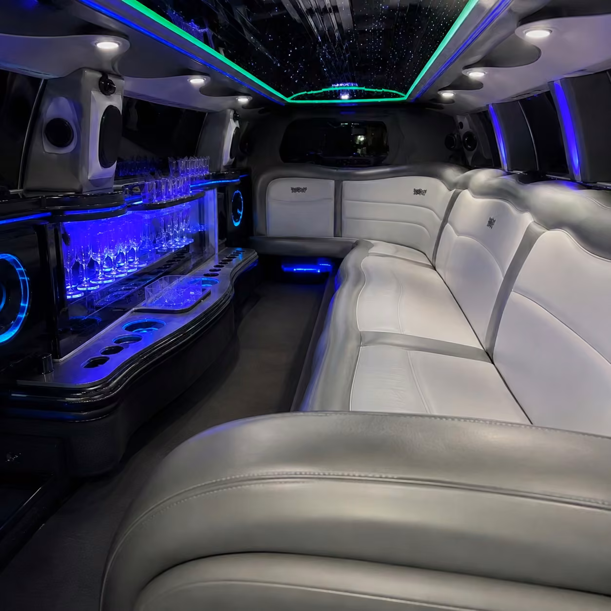 fort lauderdale limo interior
