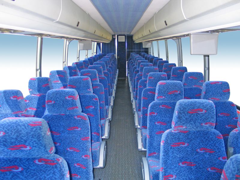 St Cloud 35 passenger charter bus interior