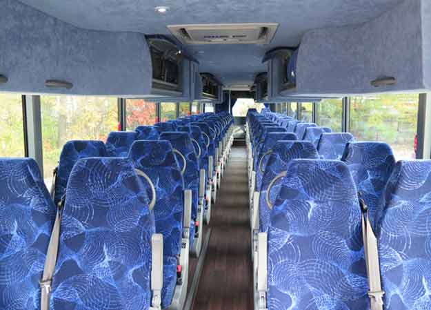 St Cloud 40 passenger charter bus interior