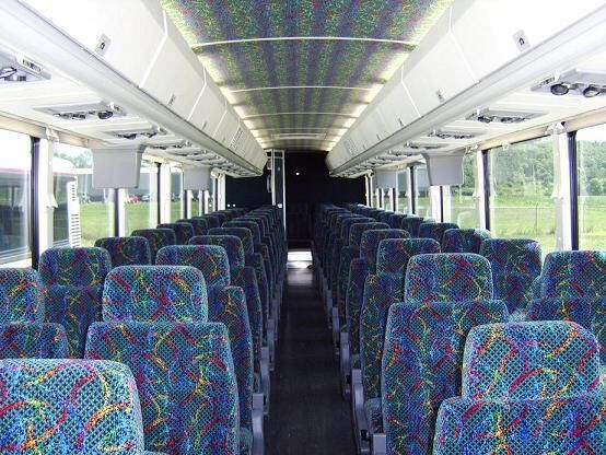 St Cloud 50 passenger charter bus interior