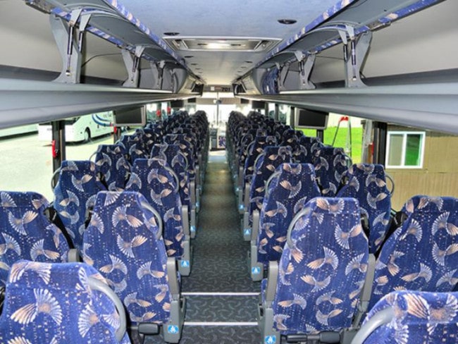 St Cloud 56 passenger charter bus interior
