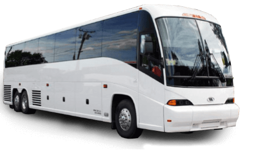 St Cloud 56 passenger charter bus exterior