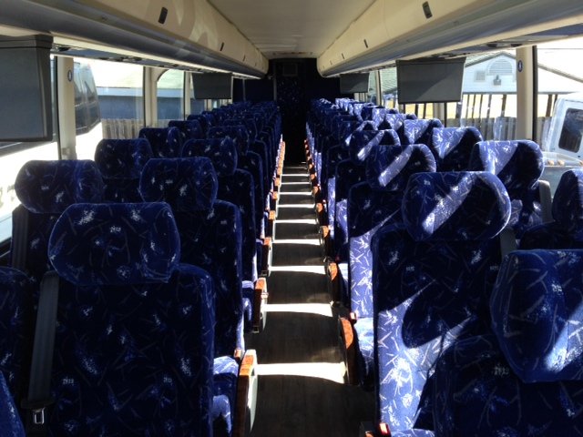 St Cloud charter bus interior
