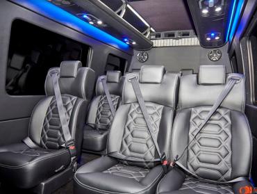 St Cloud 40 passenger shuttle bus interior