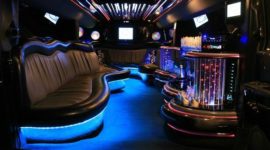 blue hummer limo