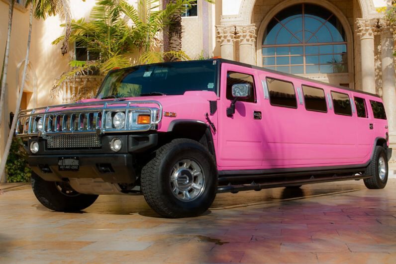 Ft Lauderdale Pink Hummer Limo